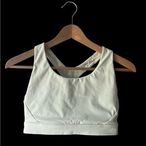 Athleta Light Yellow Ultimate Sports Bra